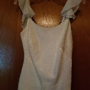 Onyx Nite, Sz M, White sleeveless top